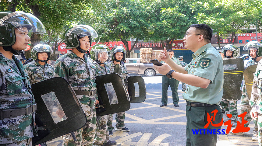 【见证·区县】重庆市忠县人武部国庆节前组织战备应急演练